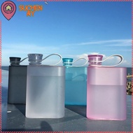 SUCHENMY A5 Paper Cup Bottle, 220ml Portable Flat Water Bottle, Transparent AS Free Food Grade Paper
