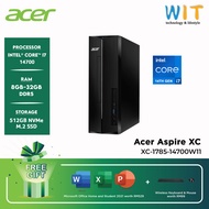 Acer Aspire XC1785-14700W11 (Intel Core i7-14700 /i5-14400 /i3-14100 /8GB-32GB RAM/512GB SSD/Office/