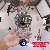 om mantra evil eye hanging charm