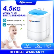 MAIMEITE 4.5KG Mesin cuci mini Dengan fungsi tumble dry Washing Mesin cuci mini portable Hemet Energ