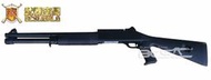 &lt;傻瓜二館&gt;散彈 Shotgun FS M56 仿真 魚骨版 固定托 版 手拉 空氣 散彈槍 生存遊戲