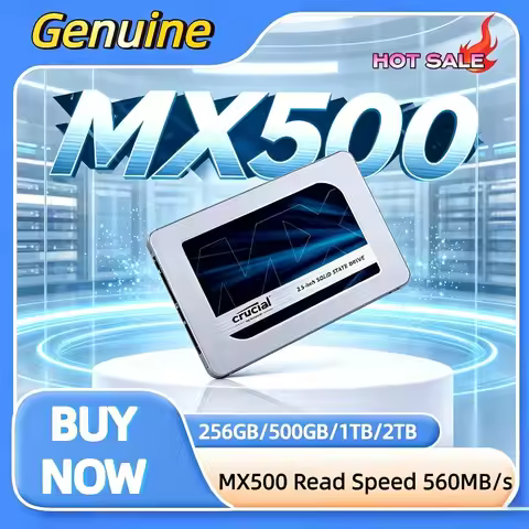 Original MX500 250GB/500GB/1TB/2TB 2.5" Internal SSD, SATA 6Gb/s 560MB/s Read 3D NAND High-Speed Sto
