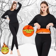 Women's long johns winter snow warm thermal fleece women's long johns