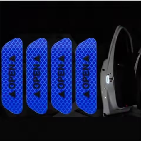 Car door opening safety warning sticker for Volkswagen BMW E46 E39 Mini Cooper Audi A4 B6 B8 A5 Ford