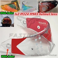 original Ls2 ff324 ff903 helmet lens transparent lens black red Visors helmet accessories with anti 
