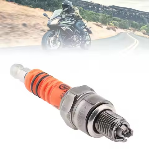 69mm Modified A7TJC Spark Plug Three Ignition Plug Nozzle Fit for 110CC Motorcycle / Beam Car GY6 / 