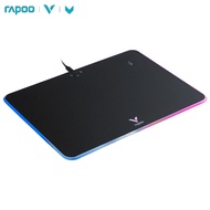 Rapoo V10RGB Wireless Charging Mouse Pad Anti-Slip Silicone Base USB Wired RGB Backlit Gaming Mouse Pad for PC Laptop