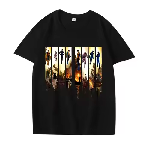 The Invincible war Comic Art Classic T Shirt men women Oversized 100% Hot sale short sleeve Summer U