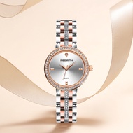 Jam Tangan Wanita Rebirth Design Luxury Mewah Simple / Jam Tangan Cewe Fashion Design Diamond Strap