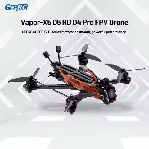 GEPRC Vapor-X5/D5 HD O4 Pro FPV Drone 5inch RC Quadcopter Freestyle Drone SPEEDX2207E 1960 KV Brushl