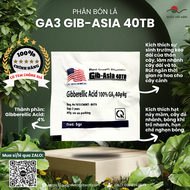 (1 viên - 100 viên) Phân bón lá GA3 Gib-Asia 40TB - Gibberellic Acid 100% 40g/kg (viên 5g)