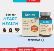 Bonlife Sacha Inchi Q10 Plus Softgel 60s Q10 150mg Sacha Inchi Oil and Vitamin ES