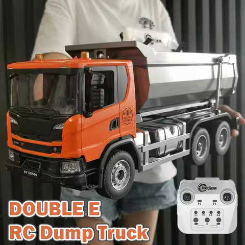 Double E E593 RC Car 1/20 G540 Electric RC Truck Simulation Model with Light Sound System Dump Truck