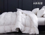 King size 180*220cm 白色 酒店級 鵝絨 保暖雙人被 quilts blanket 含絨量95%