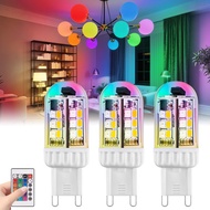 RGB G9 LED Bulb 2.5W 2700-6500K, Color Changing G9 LED Bulb with Remote Control