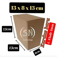 CARDBOARD BOX PACKING 13x8x13cm 4 MM THICKNESS C-FLUDE CARDBOARD PACKING ONLINE SHOP 13 X 8 x 13 CM