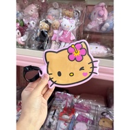 Hello Kitty Japan Tanning Kitty Die-cut Luggage Tag