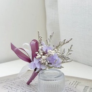 滿天星胸花 繡球胸花 伴郎胸花 花童胸花 招待胸花 乾燥花 永生花