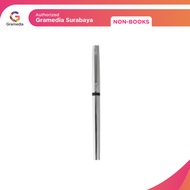 Gramedia Surabaya - Pentel RS3 Silver Pen