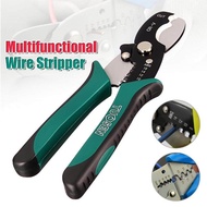 Multi Tool 8 Wire Stripper เครื่องตัดสายเคเบิล คีมตัด 1.6-4.0mm เครื่องมือ Ferramentas Herramientas Green