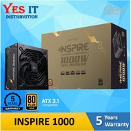 SLEVNERGY INSPIRE 1000W (80 Plus Gold, 1000W, ATX 3.1, Full Modular) Power Supply