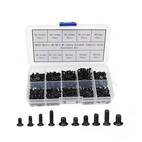 M2 M2.5 M3 KM Screw Flat Head Phillips Screw for Repair Computer Electronics Laptop Screw Kit Home S