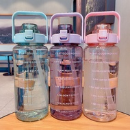 There Are 9 Colors. Cheapest Destination Store ️2liter Tritan Water Bottle 3.8litre With Time Displa