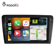 Podofo 9" Android 13 Car Radio For VW Santana/Skoda Rapid Spaceback 2013 Autoradio Carplay Android Auto GPS Wifi Hifi FM