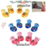 PISTACHIO Pet Jelly Shoes, Silicone Multi-Size Pet Shoes,  Style Cool Breathable Cat Dog Shoes Pet