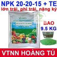 NPK Fertilizer Powder - Imported Fertilizer NPK 20-20-15 + TE - 9.5 KG BAG