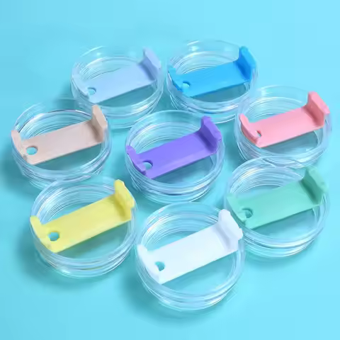1Pcs Replacement Bottle Cover Splash Spill Proof Multicolor Cup Cap Themos 20/30oz 591/890ml Plastic
