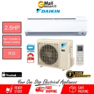 Daikin Air cond Non Inverter R32 2.0HP FTV50PB/RV50C | 2.5HP FTV60PB/RV60C with Smart Control | Peny