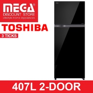 TOSHIBA GR-AG46SDZ 407L 2-DOOR FRIDGE (3 TICKS)