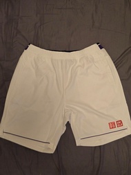 |Uniqlo|網球褲 Roger Federer 短褲 白紫色 M size