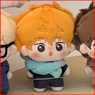 PF Haikyuu Hinata Shoyo Tobio Kageyama Plushie Anime Merch Cute Scarf Cotton Doll Bag Charm