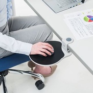 日本SANWA夾式鼠標墊-多功能電腦手托架-肘托伸縮擴展手腕墊辦公家用(U1054)