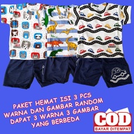 PACKAGE OF 3 PCS NEWBORN BOYS' SUITS