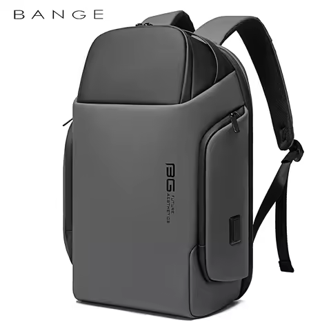 Bange 15.6 Inch Laptop Backpack Men USB Charging Waterproof Casual Oxford Male Business Bag Computer