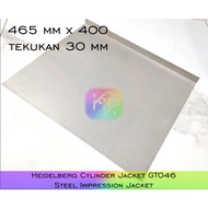 MESIN Heidelberg Cylinder Jacket GTO46 Steel Impression Jacket