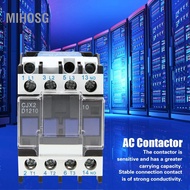 mihosg CJX2‑1210 High Sensitivity Industrial Electric AC Contactor 220V 12A
