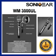 SONICGEAR WM3000UL WIRELESS PROFESSIONAL MICROPHONE MIC
