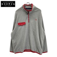 Polo Ralph Lauren 灰色半拉鍊抓絨衫 XXL