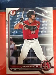 MLB 2022 Topps Bowman Baseball Card - Arizona Diamondbacks 亞利桑那響尾蛇隊 游擊手Jordan Lawlar 棒球卡 球員卡