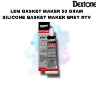Dextone Gasket Maker Glue 50 Gram Silicone Gasket Maker Gray RTV