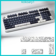 KOKO 4PCS Entre 6 25u Spacebar Keycaps For Mechanical Keyboard PBT Keycaps OEM Height