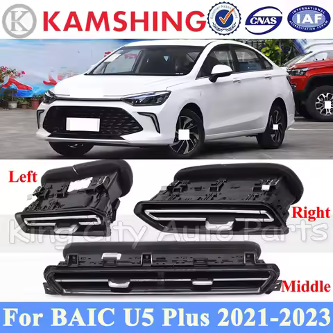 CAPQX Front Air Conditioning Vent Air Conditioning Outlet For BAIC U5 PLUS 2021-2023 Auto Front Dash