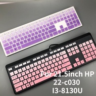 For 21.5inch HP 22-c030 I3-8130U Soft Ultra-thin Silicone Laptop Keybo