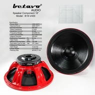 Speaker Component Betavo B18 V400 Original Komponen 18 Inch Waterproof