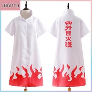 QIXIANG1 Anime Naruto คอสเพลย์ cloaks Hokage namikaze Minato เครื่องแบบ Kakashi capes costume