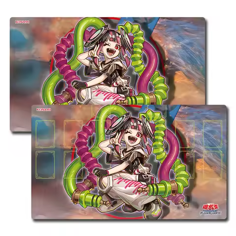 Yugioh Killer Tune Mix Play Mat Yu-Gi-Oh! TCG OCG Trading Card Games Mat Duel Plate Rubber Card Mat 